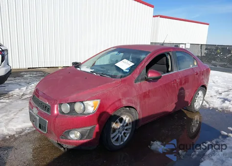 2012 Chevrolet Sonic 2Lt z USA, uszkodzony, nr VIN 1G1JC5SH3C4161377